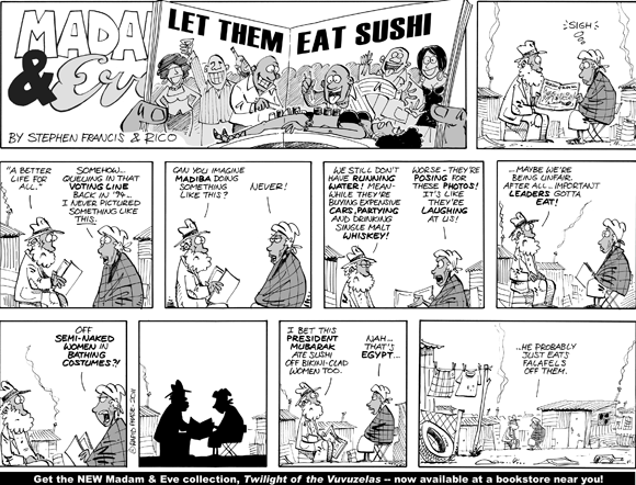 LET THEM EAT SUSHI (Madam and Eve)